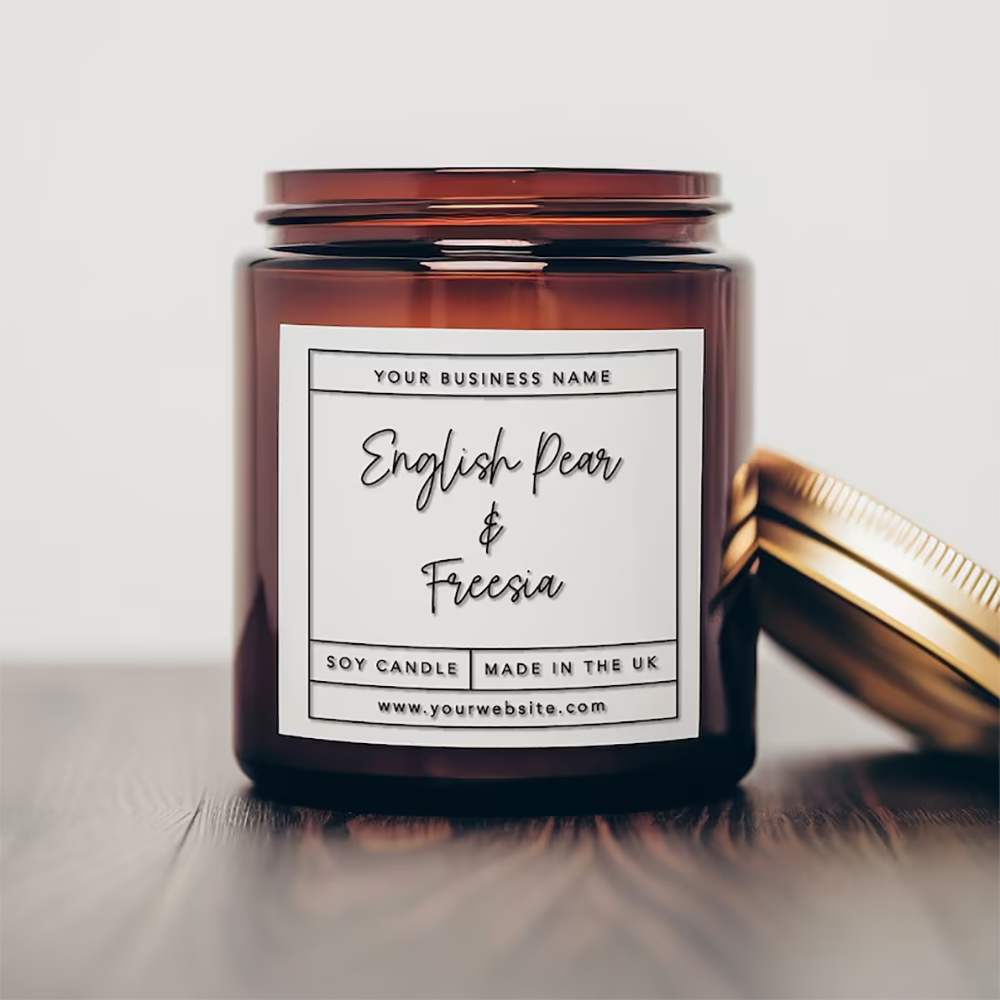 Kişiselleştirilmiş kare Etiket - Personalised Candle Label incelemesi ve fiyatı