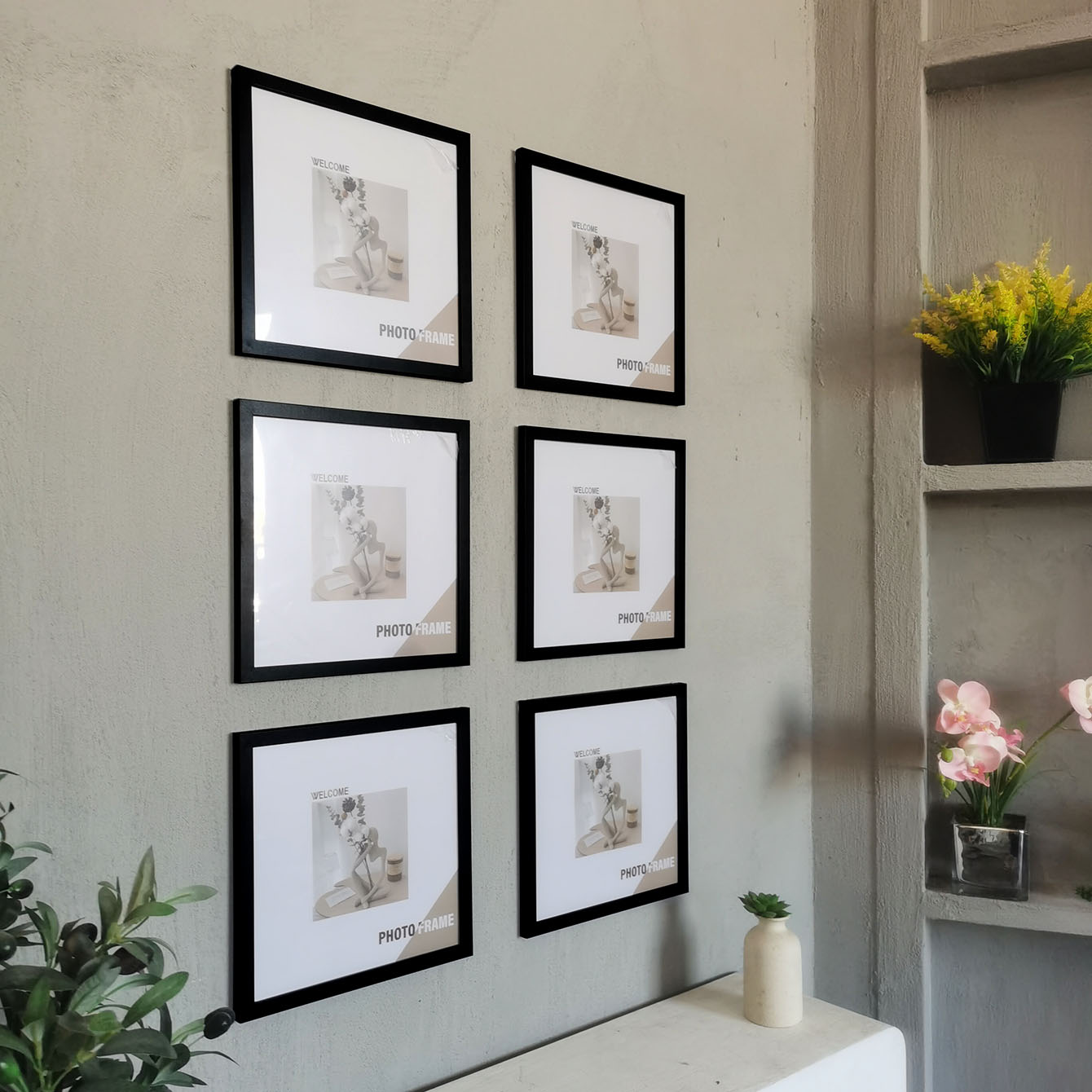 3 Adet Ahşap Kare Fotoğraf Çer - Engraved Wood Frame incelemesi ve fiyatı